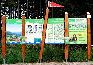Ferienhaus Eble - Informationstafel Tourismus - Schuttertal / Schweighausen