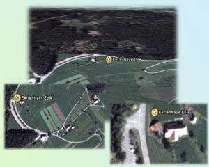 Ferienhaus Eble - Google-Earth-Daten